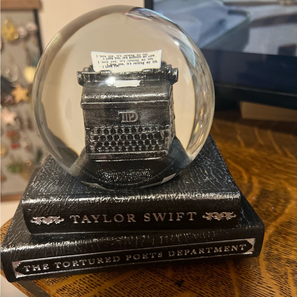 Taylor Swift Official TTPD Snow Globe